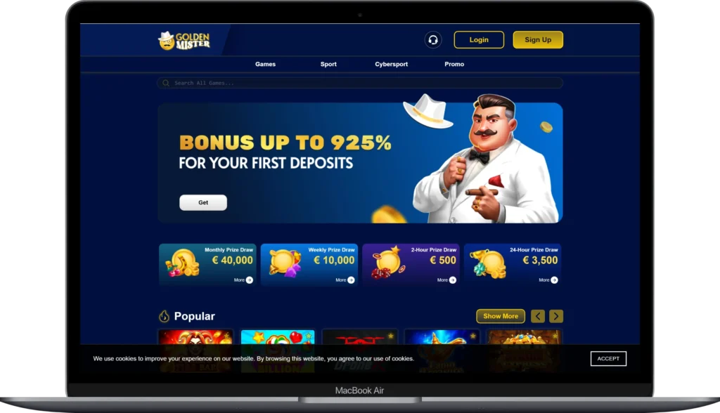 Golden Mister casino sister sites