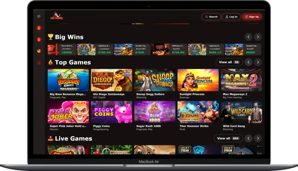 Mr Jones casino sister sites