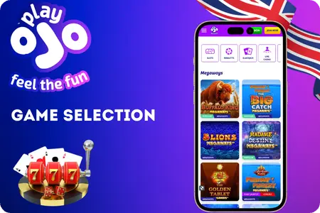 Game Variety at PlayOJO & Sister Sites